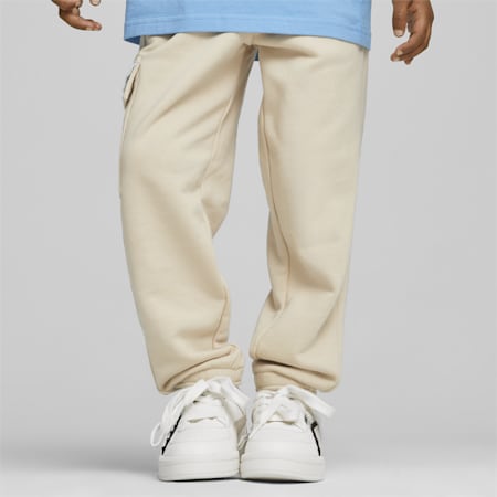 Classics Mix Match Kids Sweatpants, Granola, small-AUS