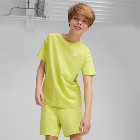 Better Classics Relaxed Big Kids' Tee, Lime Sheen, small