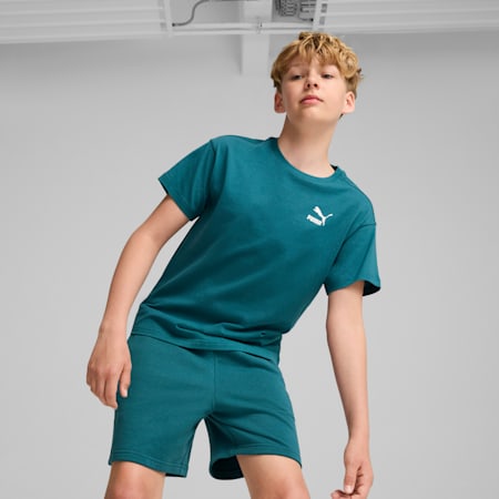 Better Classics Relaxed Tee - Boys 8-16 years, Cold Green, small-AUS