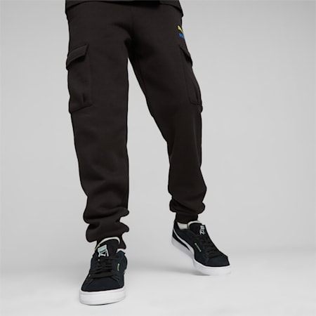 Classic FTR Baller Sweatpants - Youth 8-16 years, PUMA Black, small-AUS