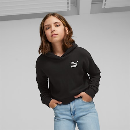 Sudadera juvenil con Classics, PUMA Black, small