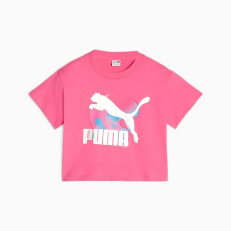 Classics Cosmic Girl Youth Tee, Glowing Pink, small-SEA