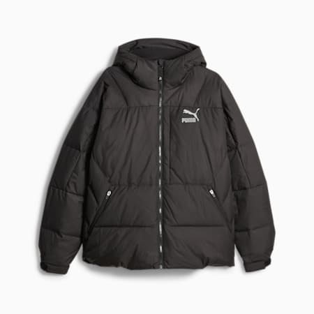 Men's Down Jacket, PUMA Black, small-AUS