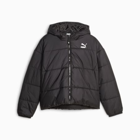 Classics Women's Padded Jacket, PUMA Black, small-AUS