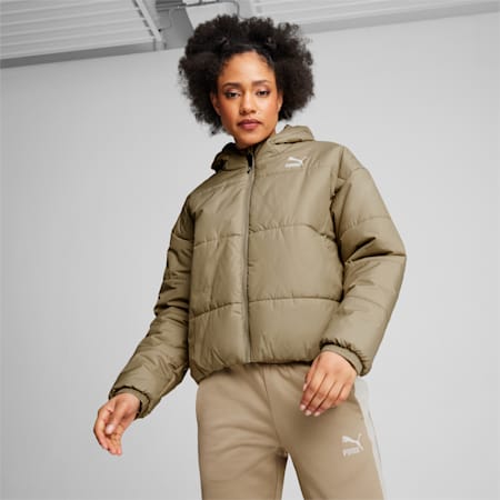 Classics Women's Padded Jacket, Oak Branch, small