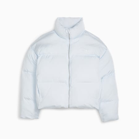 Classics Oversized Women's Puffer Jacket, Icy Blue, small-AUS