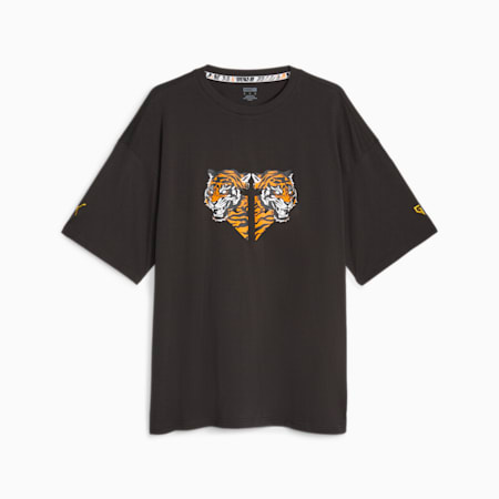 푸마 x 젠지 로고 티셔츠<br>Puma x Gen.G Logo Tee, PUMA Black, small-KOR