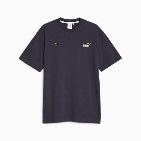 PUMA 75 Logo Celebration Men's Tee, New Navy, small