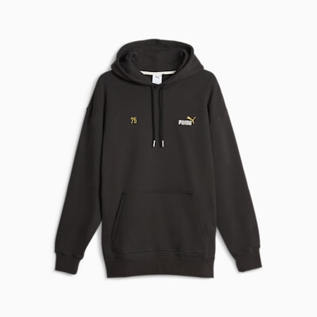 PUMA 75 Logo Celebration Men's Hoodie, PUMA Black, small-AUS