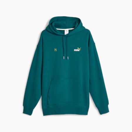 PUMA 75 Logo Celebration Men's Hoodie, Malachite, small-AUS