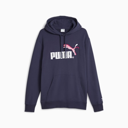 NO.1 LOGO Hoodie, PUMA Navy, small-THA