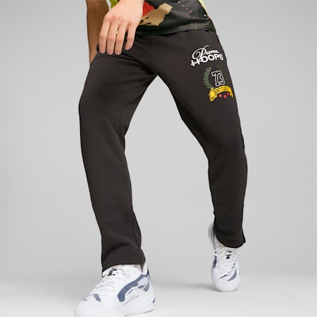 Franchise Men's Basketball Sweatpants, PUMA Black, small-AUS