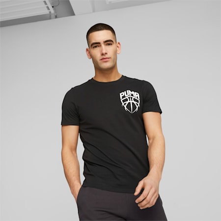Blueprint Basketball T-Shirt Herren, PUMA Black, small
