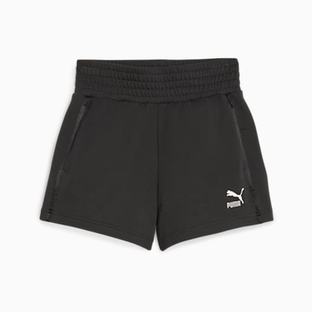 T7 Women's High Waist Shorts, PUMA Black, small-SEA