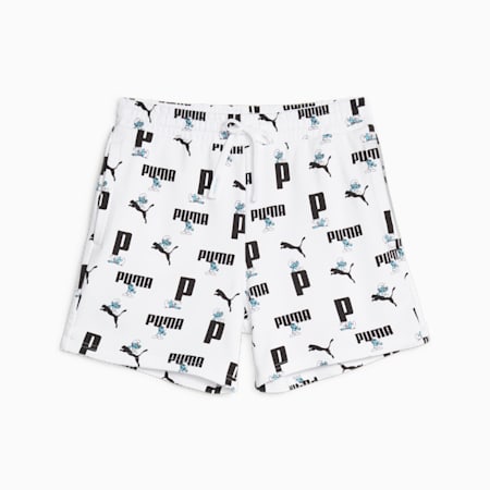 PUMA x THE SMURFS Shorts, PUMA White, small-SEA