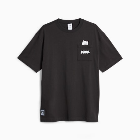 PUMA x RIPNDIP Men's Tee, PUMA Black, small-AUS
