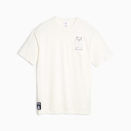 PUMA x RIPNDIP Men's Tee, Warm White, small