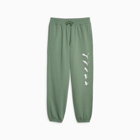 PUMA x RIPNDIP Men's Sweatpants, Eucalyptus, small-DFA