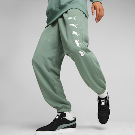 Pantalon de survêtement PUMA X RIPNDIP, Eucalyptus, small-DFA