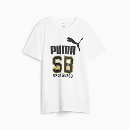 PUMA x SPONGEBOB SQUAREPANTS T-shirt voor jongeren, PUMA White, small