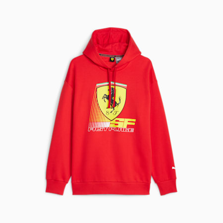 Scuderia Ferrari Race CBS Motorsport hoodie voor heren, Rosso Corsa, small