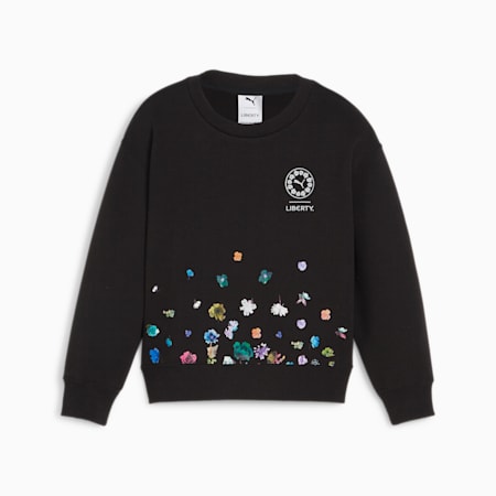 PUMA x LIBERTY sweatshirt voor kinderen, PUMA Black, small