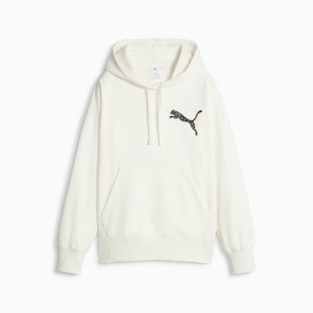 PUMA Swarovski Crystals Women's Hoodie, Warm White, small-PHL