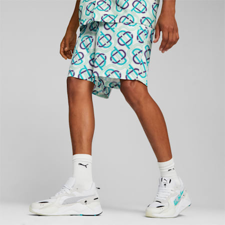 PUMA x PALM TREE CREW Men's Shorts, Warm White-AOP, small-PHL