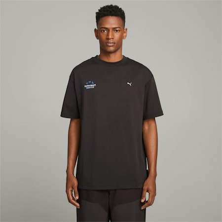 Męska koszulka z grafiką PUMA x BMW, PUMA Black, small