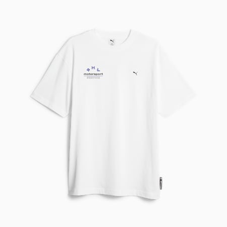 Camiseta gráfica PUMA x BMW para hombre, PUMA White, small