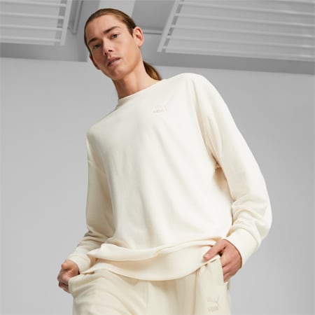 Archive logo towelling sweatshirt online