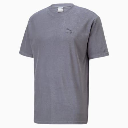 T-shirt Classics Towelling Homme, Gray Tile, small