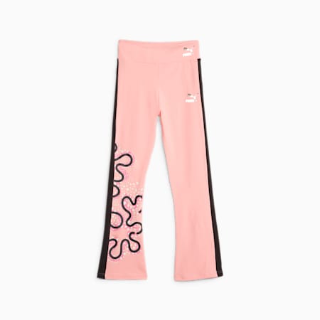 T7 FLWR Youth Leggings, Peach Smoothie, small-SEA