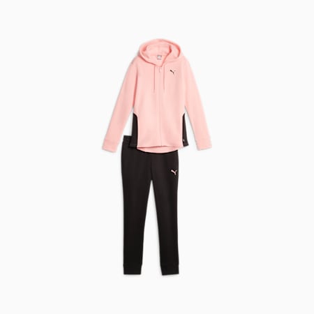 Comprar Chándal Puma Colourblock Mujer Rosa Salmon/Negro por 69,95 €