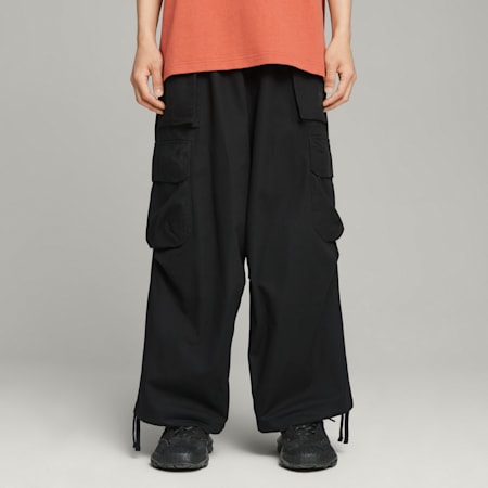 PUMA x PERKS AND MINI Flight Pants, PUMA Black, small-AUS