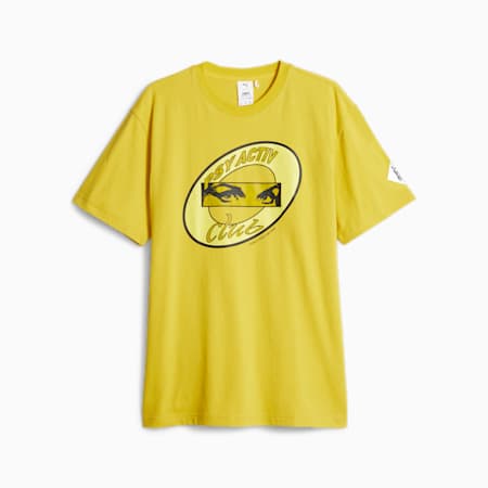 T-shirt PUMA x PERKS AND MINI con grafica, Fresh Pear, small