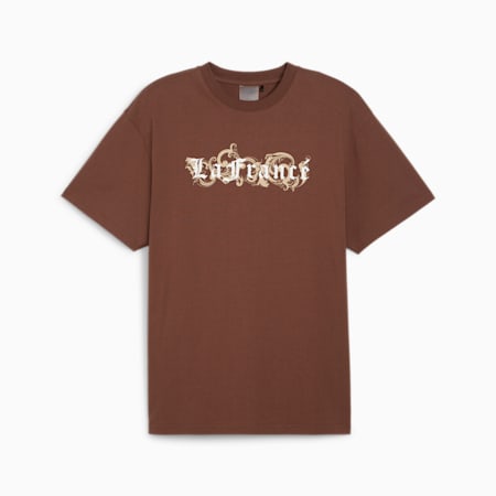 PUMA HOOPS x LAFRANCÉ Men's Tee, Chestnut Brown, small-PHL