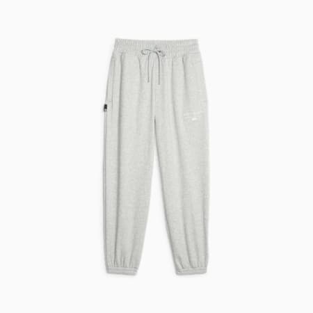푸마 팀 스웨트팬츠<br>PUMA TEAM Sweatpants TR, Light Gray Heather, small-KOR