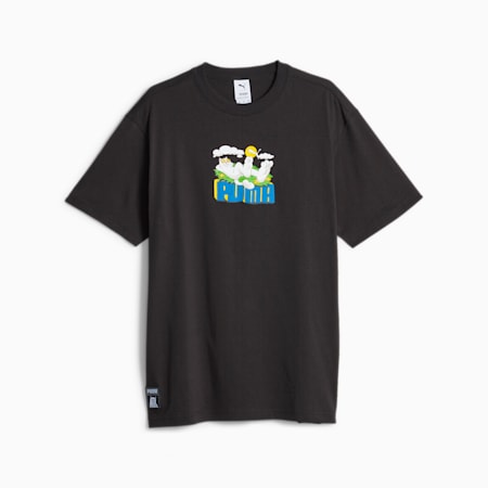 푸마 X RIPNDIP 그래픽 티셔츠<br>PUMA X RIPNDIP Graphic Tee, PUMA Black, small-KOR