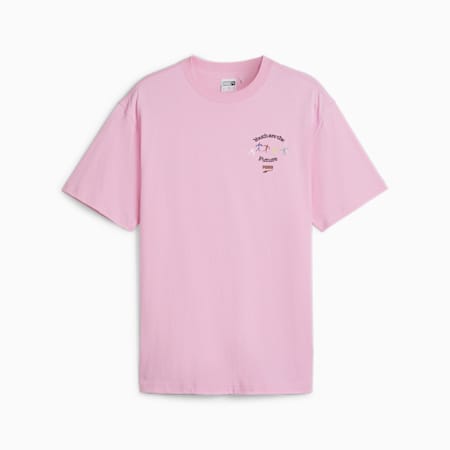 Kaus Gambar Remaja DOWNTOWN, Pink Lilac, small-IDN