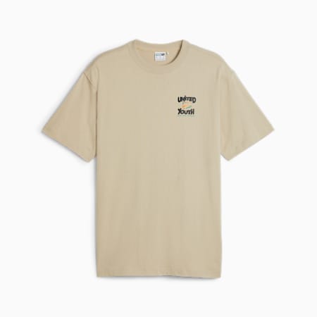 DOWNTOWN Youth Graphic Tee, Putty, small-SEA