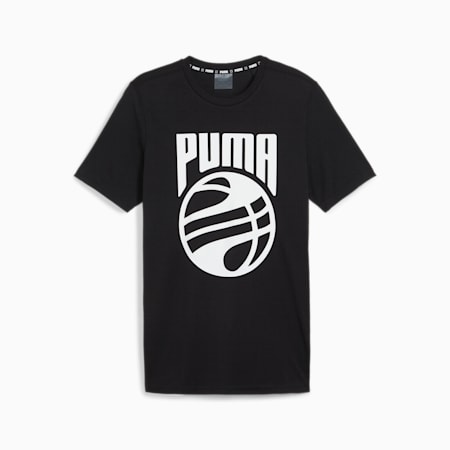 Posterize Men's Basketball Tee, PUMA Black, small