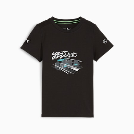 Mercedes-AMG Petronas Motorsport T-Shirt Kinder, PUMA Black, small