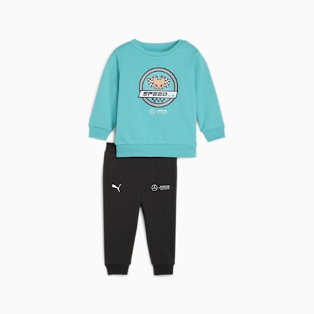 Mercedes-AMG Petronas Motorsport Crew Jogger Set - Infants 0-4 years, Sheen Green, small-AUS