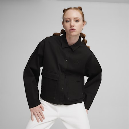Classics Women's Shore Jacket, PUMA Black, small-IDN