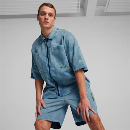 MAPF1 CREW Shirt, Ocean Tropic, small-KOR