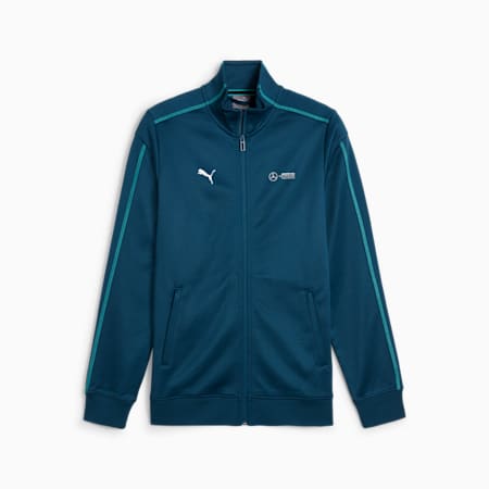 Mercedes-AMG PETRONAS MT7 Track Jacket, Ocean Tropic, small-SEA