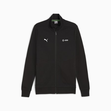 Mercedes-AMG Petronas Motorsport Men's Sweat Jacket, PUMA Black, small-AUS