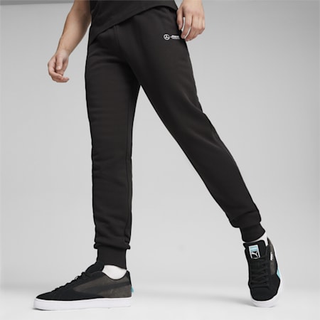 Mercedes-AMG Petronas Motorsport Men's ESS Pants, PUMA Black, small