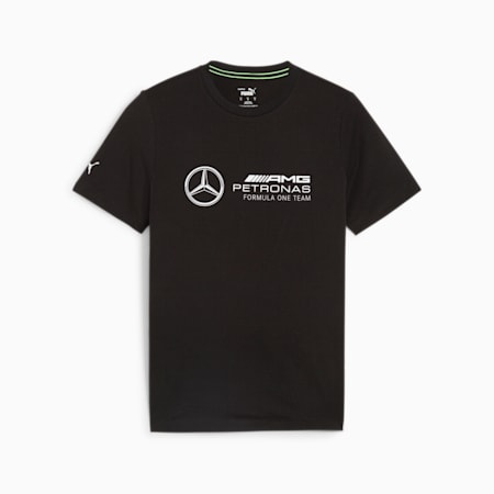 Mercedes-AMG Petronas Motorsport Men's ESS Logo Tee, PUMA Black, small-PHL
